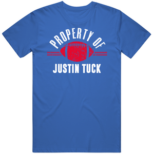 Justin Tuck Property Of New York Football Fan T Shirt