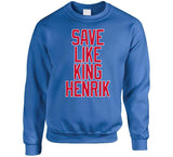 Henrik Lundqvist Save Like King Henrik New York Hockey Fan T Shirt