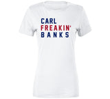 Carl Banks Freakin New York Football Fan V2 T Shirt