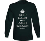 Zach Wilson Keep Calm New York Football Fan T Shirt
