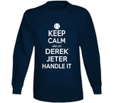Derek Jeter Keep Calm New York Baseball Fan T Shirt