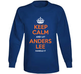 Anders Lee Keep Calm Ny Hockey Fan T Shirt