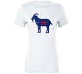 Carl Banks Goat 58 New York Football Fan Distressed V2 T Shirt