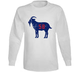 Carl Banks Goat 58 New York Football Fan Distressed V2 T Shirt