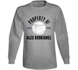 Alex Rodriguez Property Of New York Baseball Fan T Shirt