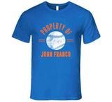 John Franco Property Of New York Baseball Fan T Shirt