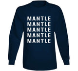 Mickey Mantle X5 New York Baseball Fan V3 T Shirt