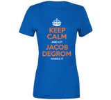 Jacob deGrom Keep Calm New York Baseball Fan T Shirt
