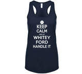 Whitey Ford Keep Calm New York Baseball Fan T Shirt