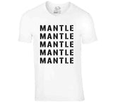Mickey Mantle X5 New York Baseball Fan T Shirt