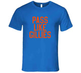 Clark Gillies Pass Like Gillies New York Hockey Fan T Shirt