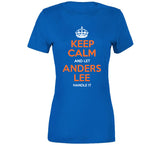 Anders Lee Keep Calm Ny Hockey Fan T Shirt