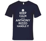 Anthony Rizzo Keep Calm New York Baseball Fan T Shirt