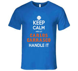 Carlos Carrasco Keep Calm New York Baseball Fan T Shirt