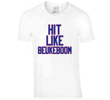 Jeff Beukeboom Hit Like Beukeboom New York Hockey Fan V3 T Shirt