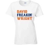 David Wright Freakin New York Baseball Fan V2 T Shirt