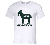 Curtis Martin Goat 28 New York Football Fan V2 T Shirt