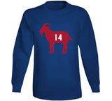 Y.A. Tittle Goat 14 New York Football Fan T Shirt