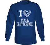 Cal Clutterbuck I Heart New York Hockey Fan T Shirt