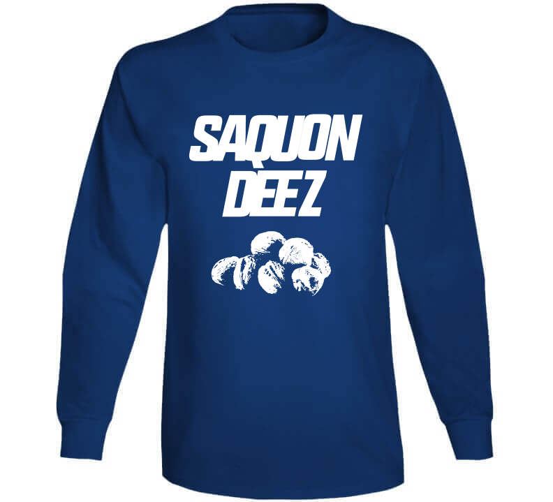 SAQUONDEEZ Unisex Short Sleeve Tee Funny New York Giants 