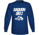 Saquon Barkley Funny Saquon Deez Nuts New York Football Fan T Shirt