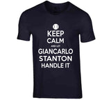 Giancarlo Stanton Keep Calm Ny Baseball Fan T Shirt