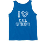 Cal Clutterbuck I Heart New York Hockey Fan T Shirt