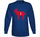 Eddie Giacomin Goat 1 New York Hockey Fan V3 T Shirt
