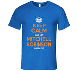 Mitchell Robinson Keep Calm New York Basketball Fan T Shirt