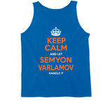 Semyon Varlamov Keep Calm Ny Hockey Fan T Shirt