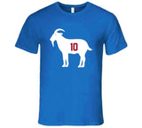 Eli Manning Goat 10 New York Football Fan T Shirt