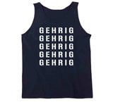 Lou Gehrig X5 New York Baseball Fan V3 T Shirt
