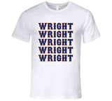 David Wright X5 New York Baseball Fan V2 T Shirt