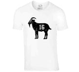 Whitey Ford Goat 16 New York Baseball Fan Distressed T Shirt