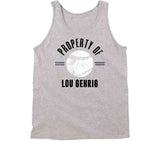 Lou Gehrig Property Of New York Baseball Fan T Shirt