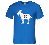 Sam Huff Goat 70 New York Football Fan Distressed T Shirt