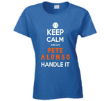 Pete Alonso Keep Calm New York Baseball Fan v2 T Shirt