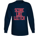 Brian Leetch Score Like Leetch New York Hockey Fan V2 T Shirt