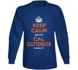 Cal Clutterbuck Keep Calm Ny Hockey Fan T Shirt