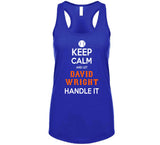 David Wright Keep Calm New York Baseball Fan T Shirt