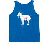 Lawrence Taylor Goat 56 New York Football Fan Distressed T Shirt