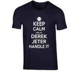 Derek Jeter Keep Calm New York Baseball Fan T Shirt