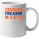 Starling Marte Freakin New York Baseball Fan V2 T Shirt
