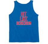 Jeff Beukeboom Hit Like Beukeboom New York Hockey Fan T Shirt