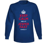 Jesper Fast Keep Calm New York Hockey Fan T Shirt