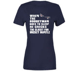 Mickey Mantle Boogeyman New York Baseball Fan T Shirt
