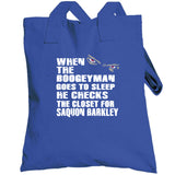 Saquon Barkley Boogeyman New York Football Fan T Shirt