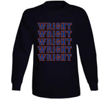 David Wright X5 New York Baseball Fan V3 T Shirt