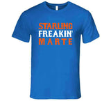 Starling Marte Freakin New York Baseball Fan T Shirt