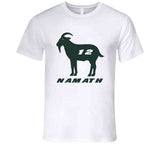 Joe Namath Goat 12 New York Football Fan V4 T Shirt